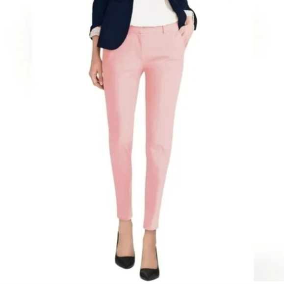 Hybrid & Company Flat Front Stretch Trousers Chino Pants - Picture 8 of 8